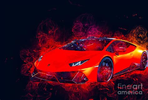 Lamborghini Huracan EVO Fluo Capsule Night Cityscape New York City 2021