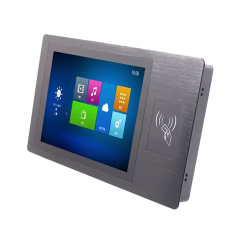 RFID NFC Android Touch Panel PC 16G EMMC Waterproof Antenna With RFID