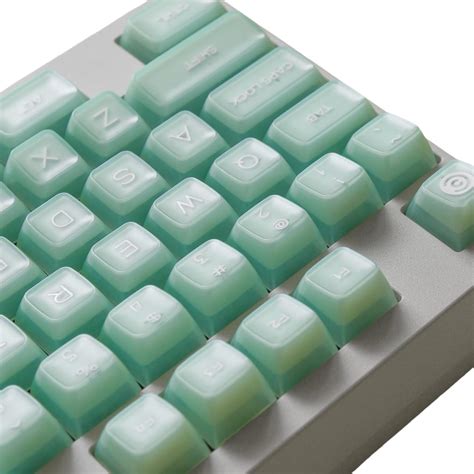 Jade Keycaps 160 Keys Double Shot Pbt Keycaps Rsa Profile