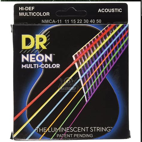 Juego De Cuerdas Dr Para Guitarra Acustica Custom Light Hi Def