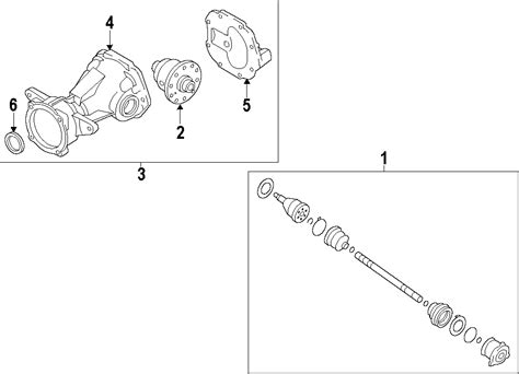 2014 Hyundai Santa Fe Sport Differential 530003B500 Hyundai Parts Pro