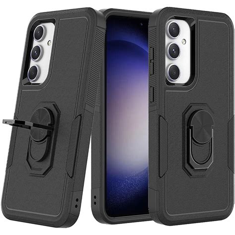 Military Grade Tuff Shockproof Hybrid Armor Case With Ring Grip For Samsung Galaxy A15 5g