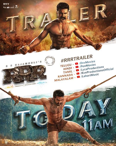 All Set For Rrr Trailer Treat Cinejosh