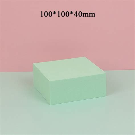 Cod Tabletop Photography Props Hard Foam Material White Blue Pink Red