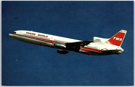 Airplane Twa Trans World Airlines Lockhead L Tristar Airlines