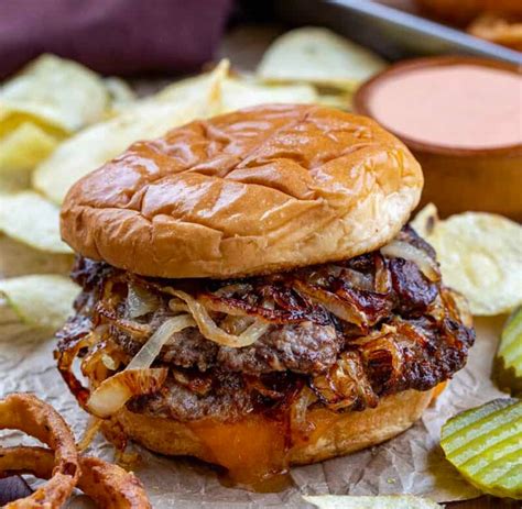 Oklahoma Fried Onion Burger Recipe Onion Burger Fried Onion Burger