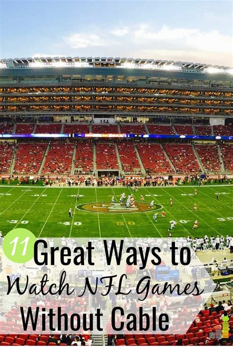 How To Watch NFL Games Without Cable Frugal Rules