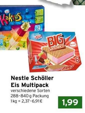 Nestle Schöller Eis Multipack Angebot bei CAP Markt 1Prospekte de