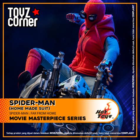Jual Toyz Corner Hot Toys MMS 552 MMS552 Spider Man Homemade Suit Shopee Indonesia