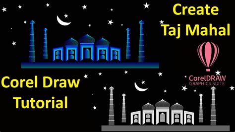 Taj Mahal Tutorial In Hindi Corel Draw 12 13 14 15 And All Above