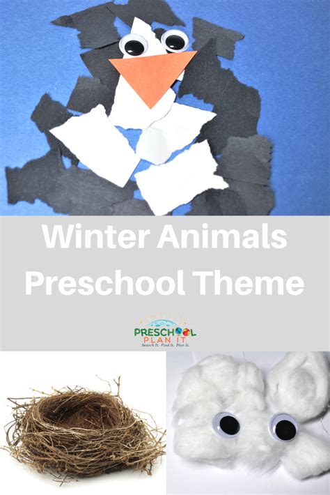 Winter Animals Preschool Theme