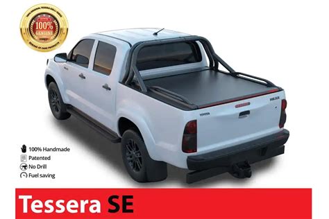 Tapa Enrollable Tessera SE En Negro Mate Toyota Hilux Vigo 2005 2016