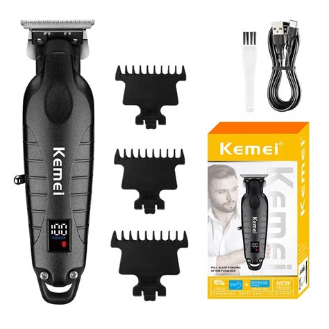 Kemei 2293 Barber Cordless Hair Trimmer 0mm Zero Gapped Carving Clipper