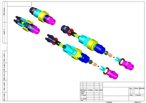 Устройство запорное 15.000 СБ в AutoCAD - Чертежи, 3D Модели, Проекты ...