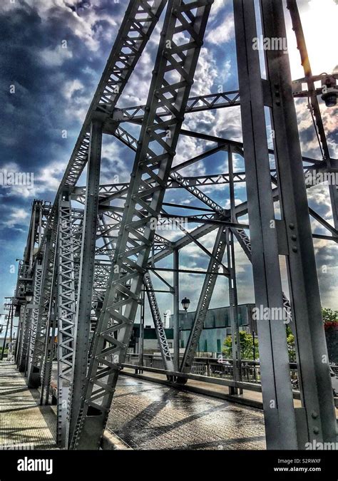 Lift bridge in Ashtabula, Ohio Stock Photo - Alamy