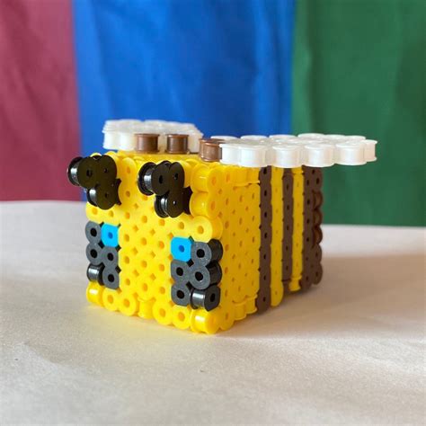 Minecraft Bee Default Skin Mob Perler Beads Etsy Canada