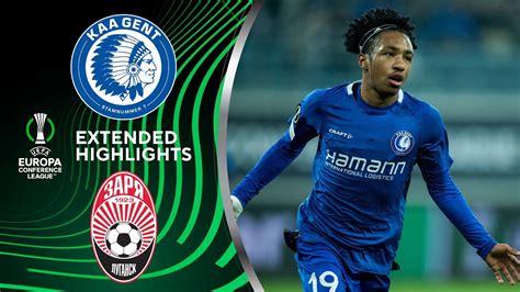 KAA Gent Vs Zorya Luhansk Extended Highlights UECL Group Stage MD