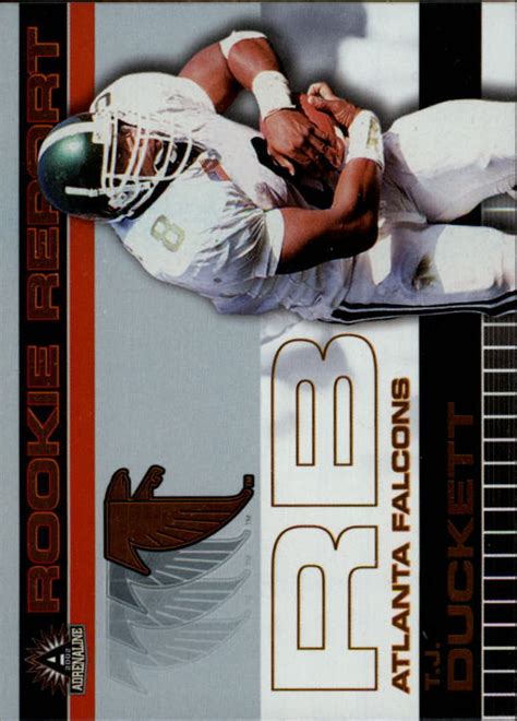 Pacific Adrenaline Rookie Report T J Duckett Ebay