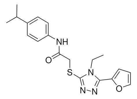 Et Furyl H Triazol Yl Thio N Isopropylphenyl