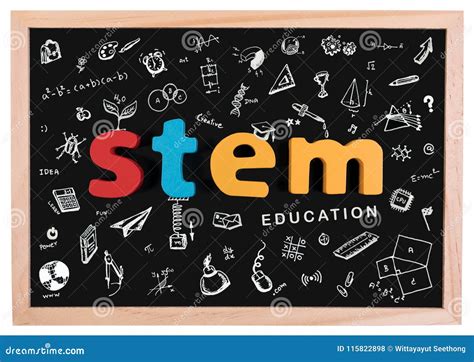 Stem Education Science Technology Engineering Mathematics Stock Photo