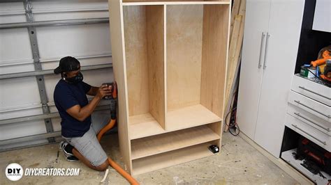 how to build a freestanding wardrobe closet - kobo building