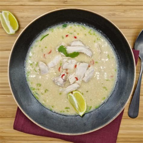 Tom Kha Gai Soupe Tha Au Poulet Et Lait De Coco Weekly Food