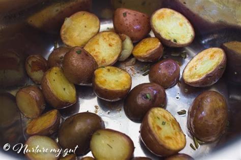 Instant Pot Crispy Rosemary Roasted Potatoes {Easy Gluten Free/Vegan}