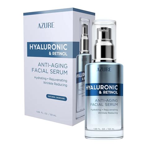 Buy Azure Hyaluronic And Retinol Anti Aging Facial Serum Hydrating