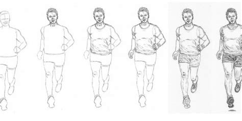 How To Draw A Man Running Lets Draw People Drawing People Running