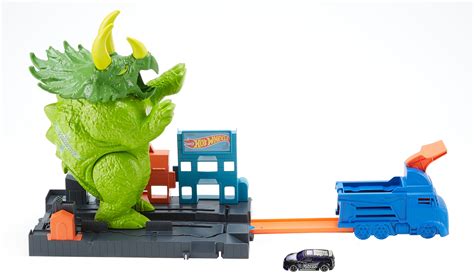 Hot Wheels Smashin Triceratops Play Set