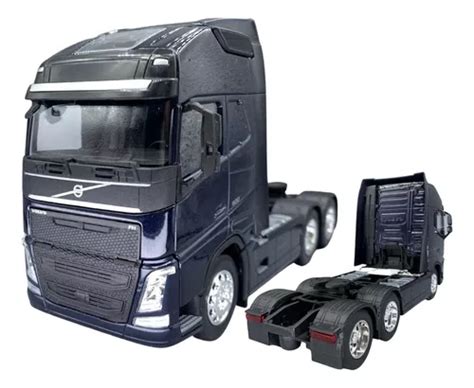 Miniatura Caminhão Volvo Fh 500 Welly Escala 1 32