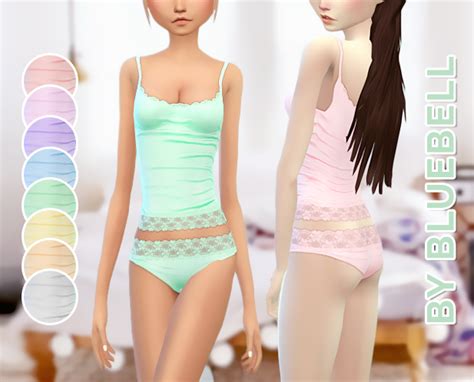 Sims 4 Cc S The Best Underwear By Bluebell Simmer