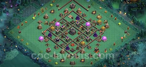 Best Base Th9 With Link Anti Everything 2023 Town Hall Level 9 Base