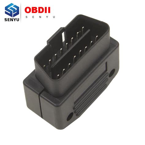 10 Pieces Lot OBD2 16 Pin Connector 16Pin OBD1 To OBD2 OBD 2 Connector