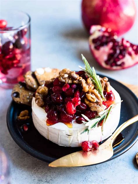 Cranberry Pomegranate Baked Brie Kitchen Confidante