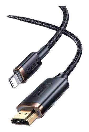 Cable Lightning A Hdmi 2 Metros Calidad 3 Meses De Garantía Cuotas