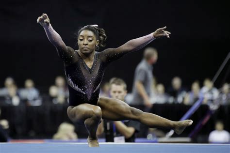 Simone Biles Soars To 6th Us Gymnastics Title Houston Public Media