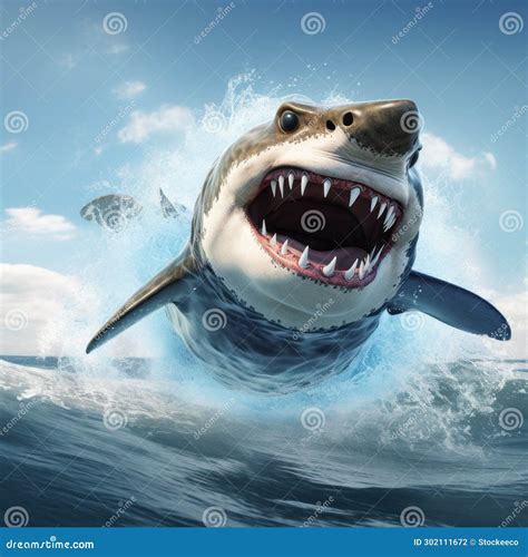 Free Shark Attack Ocean Game with Photorealistic Renderings Stock ...