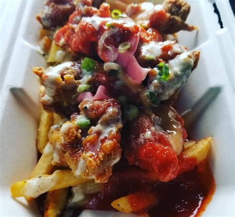 Korean style fried chicken 🍗 from a food truck in Downtown Vancouver