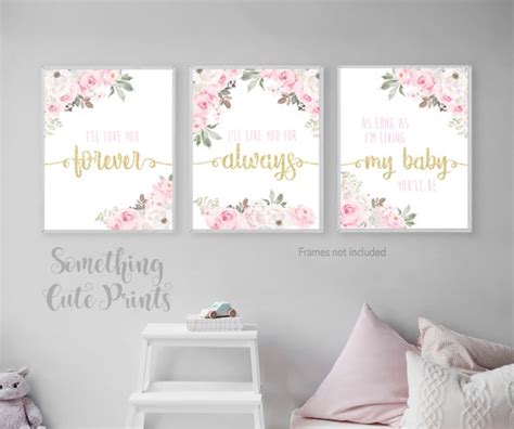 Girl Nursery Decor Girl Decor Pink Nursery Decor Girl Etsy