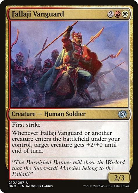 Fallaji Vanguard • The Brothers' War (bro) • Cards • MTG Arena Zone