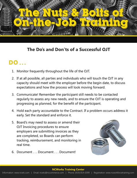 Pdf The Dos And Donts Of A Successful Ojt Dokumen Tips