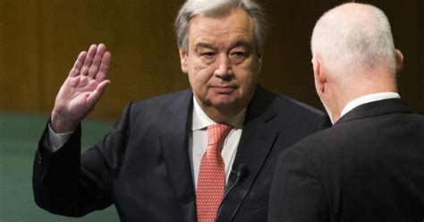 Antonio Guterres sworn in as United Nations secretary-general - CBS News