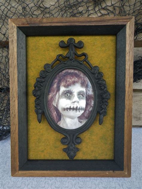 Vintage Frame Creepy Photo Horror Movie Halloween Decoration Etsy