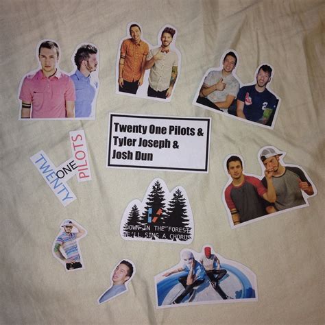 10 Twenty One Pilots Stickers By Usagihop On Etsy