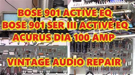 Bose 901 Active Equalizer Manual