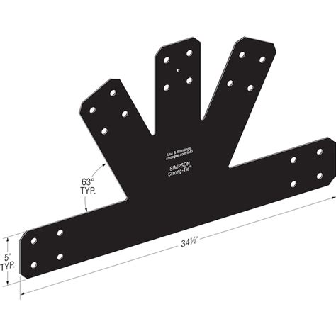 Simpson Strong Tie Outdoor Accents Avant 19 34 In X 34 12 In 12 Gauge