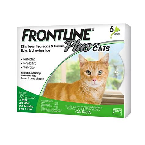 Frontline Plus Flea & Tick Cat & Kitten Treatment | BJ's Wholesale Club