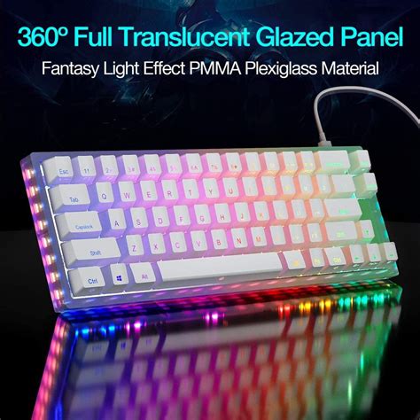 Buy GamaKay K Mechanical Keyboard Hot Swappable N Key Rollover Type C USB M RGB Backlit