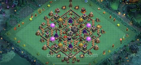 Farming Base Th9 Max Levels With Link Anti Everything Hybrid Town